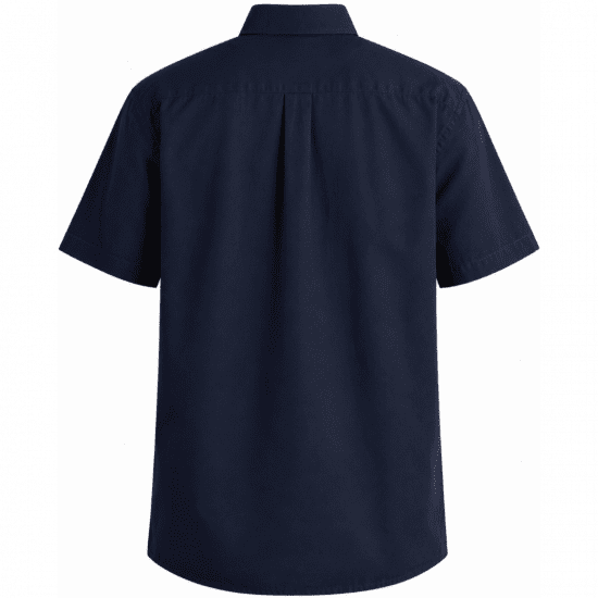 Motley Denim Zagreb Kortermet Skjorte Marineblå - Skjorter - Store skjorter - 2XL-8XL