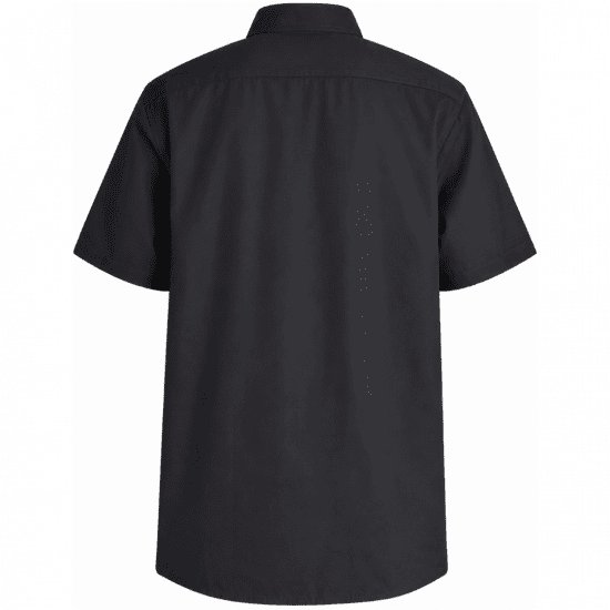 Motley Denim Zagreb Kortermet Skjorte Svart - Skjorter - Store skjorter - 2XL-8XL