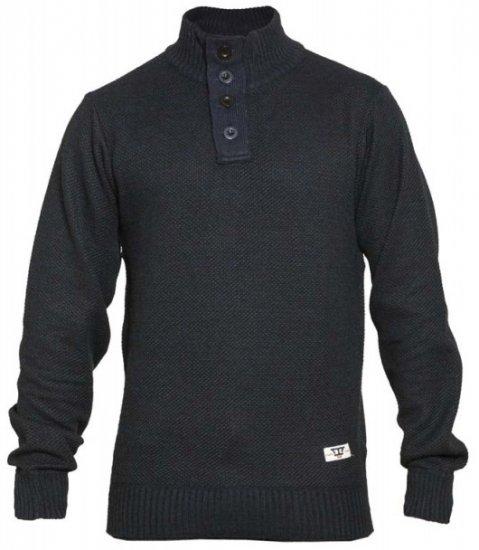 D555 Zane Sweater Navy - Gensere og hettegensere - Store hettegensere - 2XL-14XL